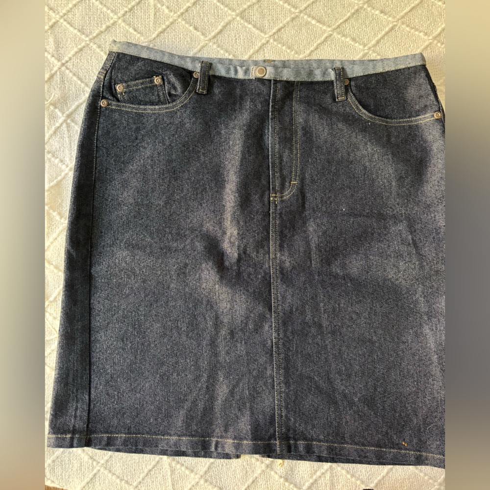 Canyon River Blues denim stretch skirt